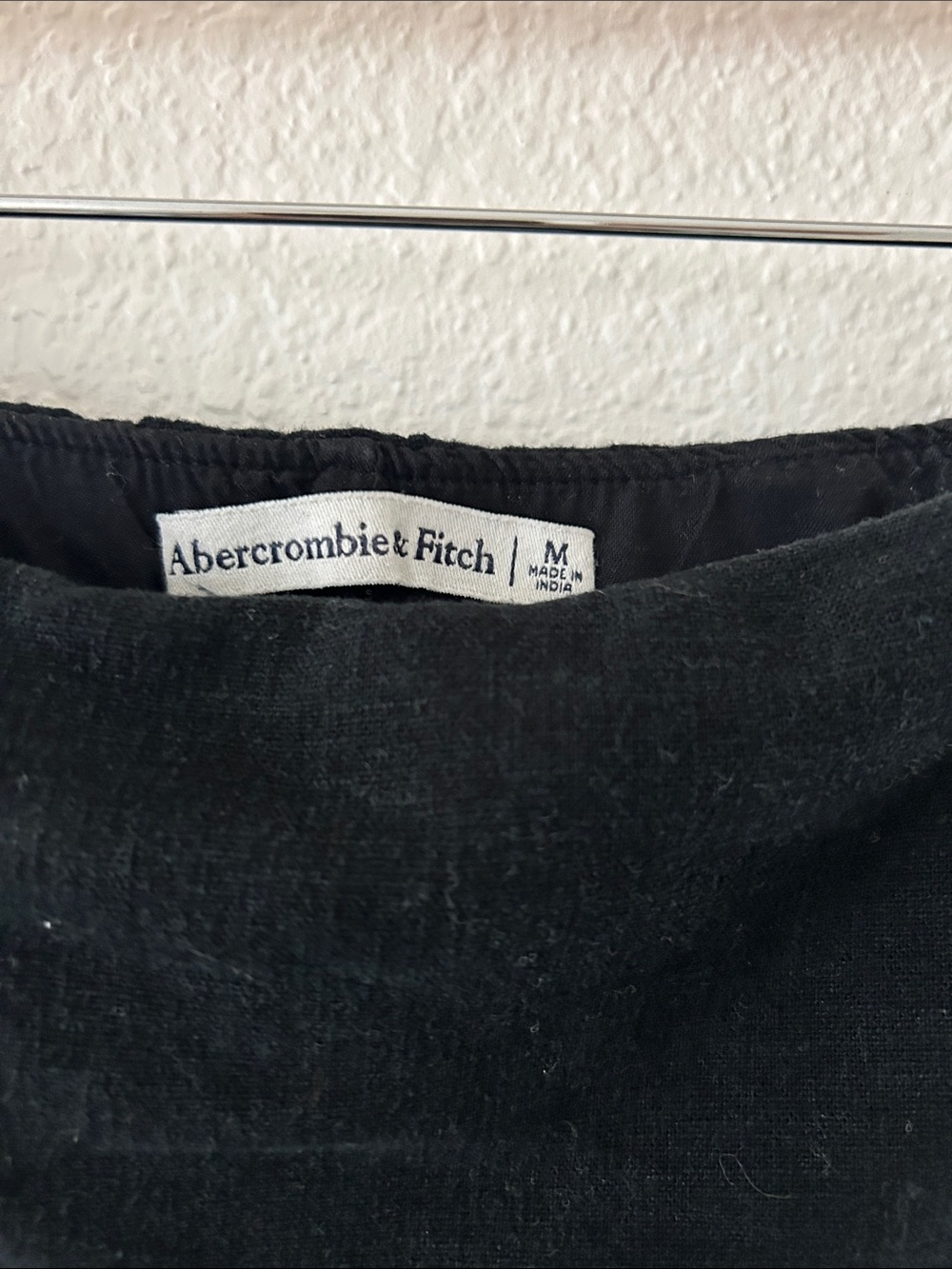 Black Wrap Mini Skort - Picture 2 of 3